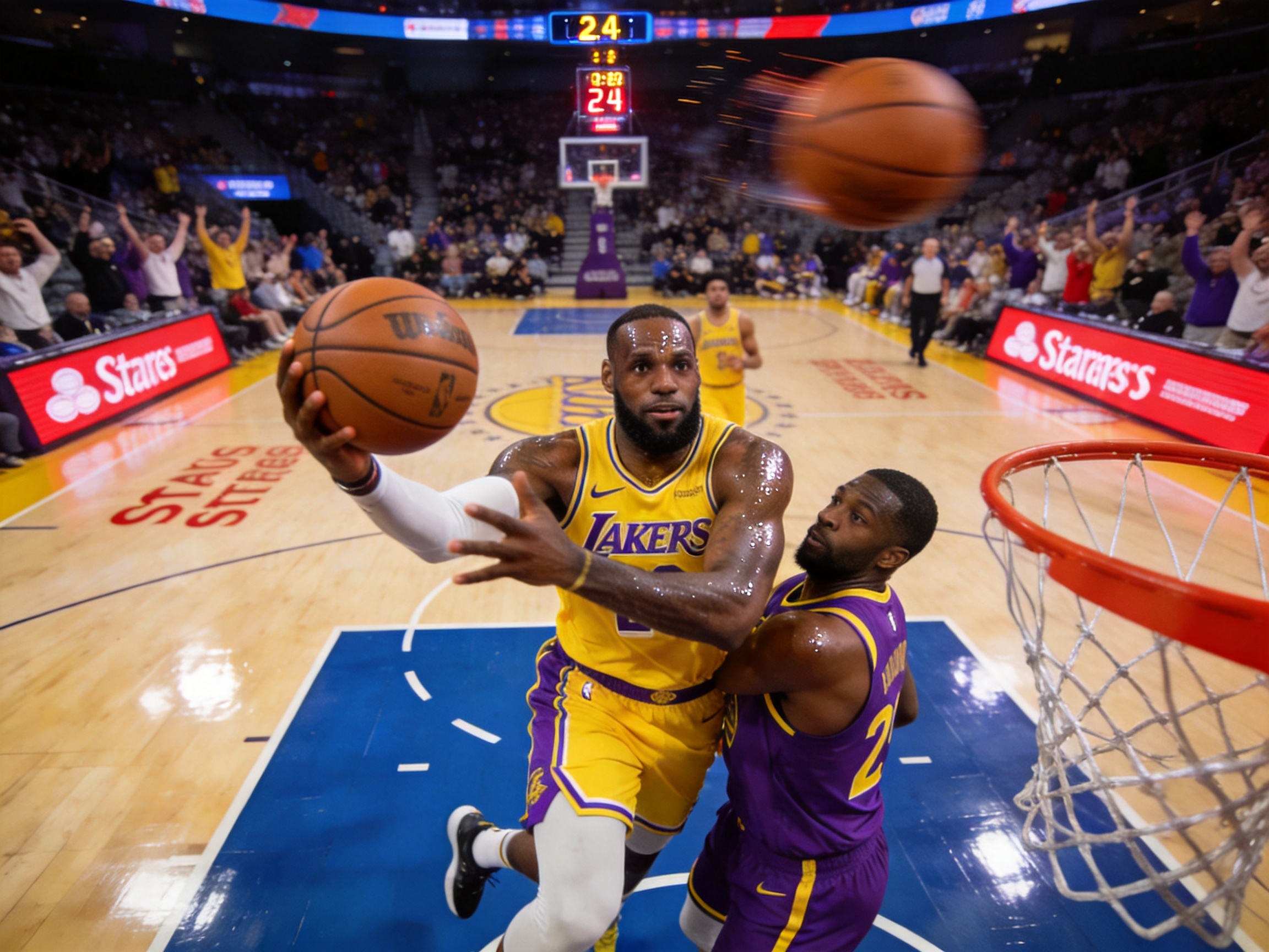 NBA湖勇大战集锦